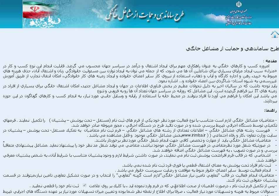مشاغل خانگی